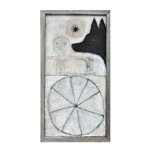 Sugarboo Designs "Dog with Wheel" 14" x 26"